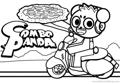 combo panda coloring pages