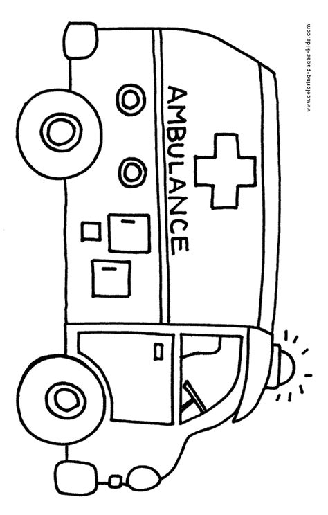 community helpers vehicles coloring pages