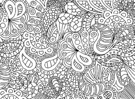 complex flower coloring pages