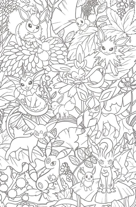 complex pokemon coloring pages for adults