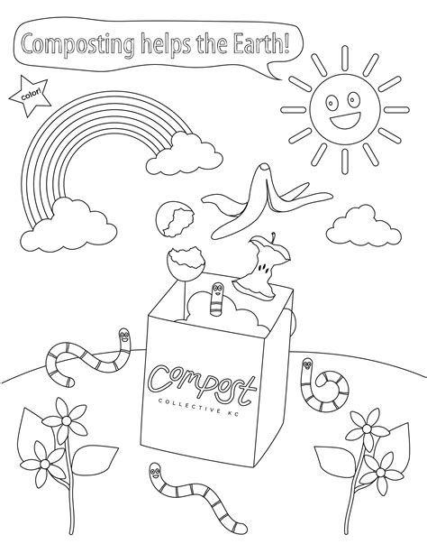 compost coloring pages