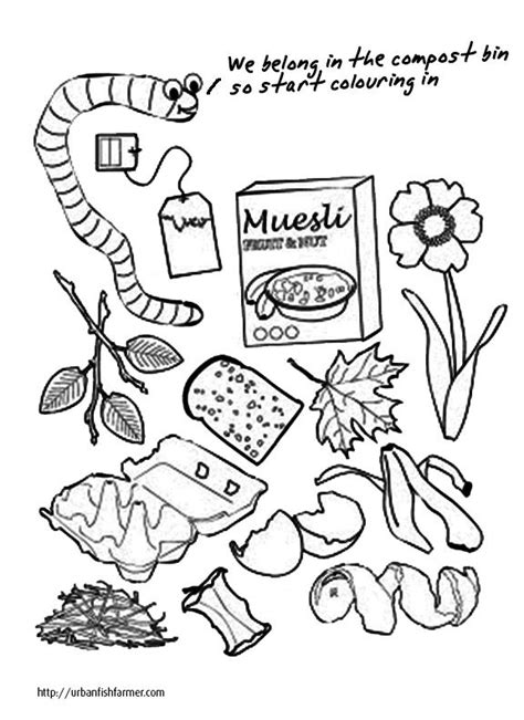 compost coloring pages