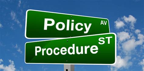 Comprehensive Policies and Procedures