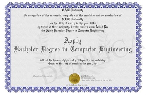 Computer engineering degree
