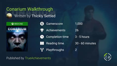 Conarium Walkthrough Text