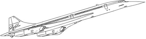 concorde coloring pages