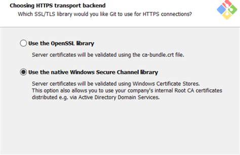 configure Git to accept a particular self-signed server certificate for a particular https remote