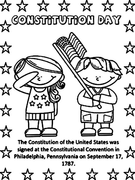 constitution day coloring pages