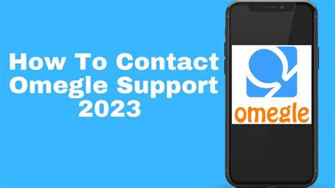 contact Omegle support team