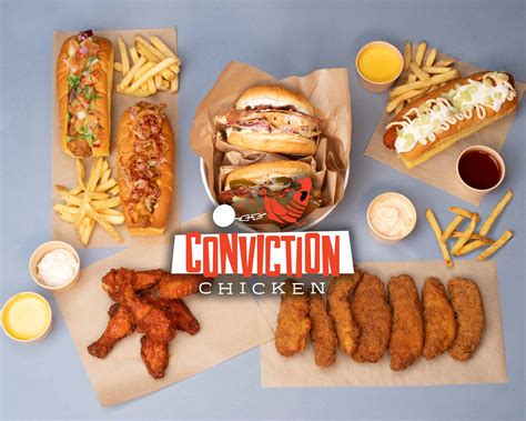 conviction chicken menu