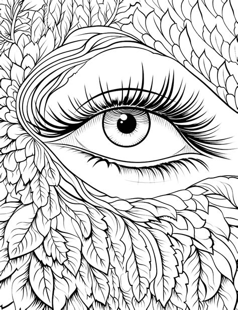 cool adult coloring page