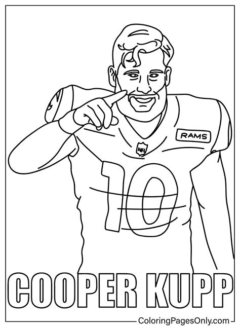 cooper kupp coloring pages