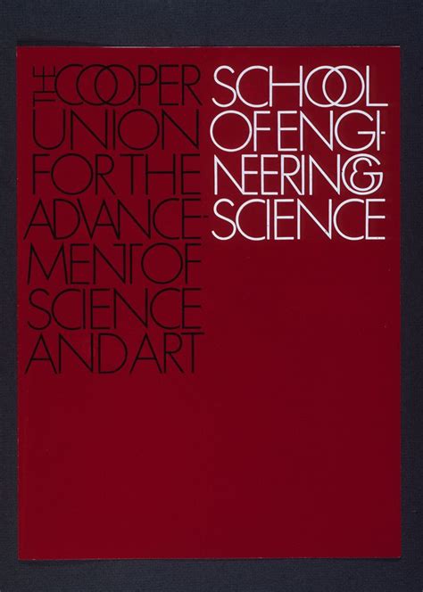 Cooper Union Course Catalog