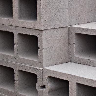 cored concrete block