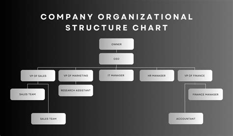 Corporate Management Structure Chart