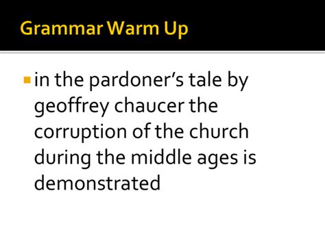 the pardoner as a symbol of corruption in the church