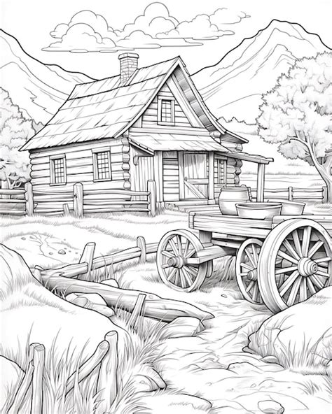 country coloring pages for adults