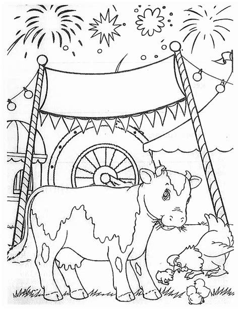 county fair coloring pages