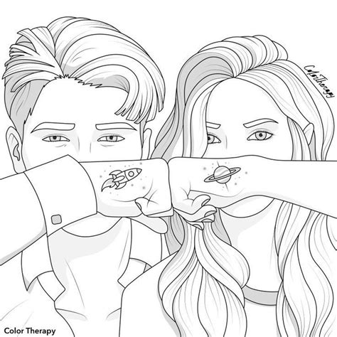 couple coloring pages