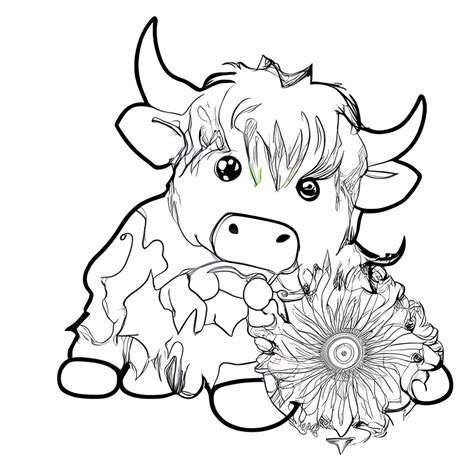 cow coloring sheet printable