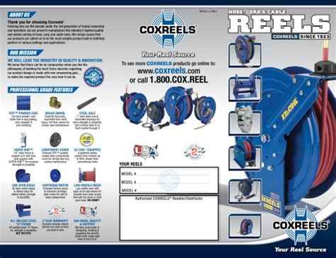 Cox Reels Catalog
