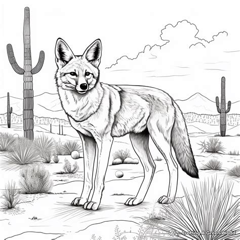 coyote coloring pages