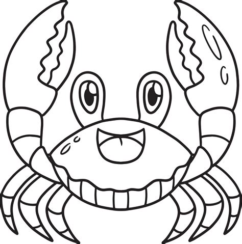 crab coloring pages