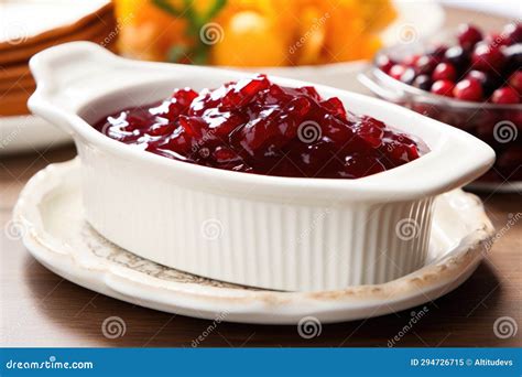cranberry sauce serving dish