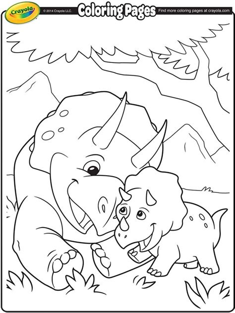 crayola coloring pages dinosaurs
