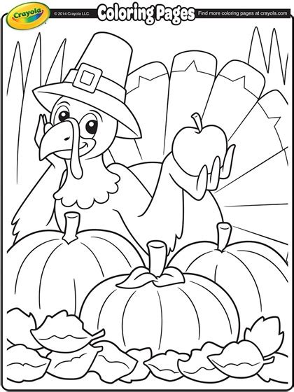 crayola coloring pages thanksgiving