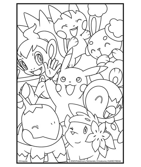 crayola pokemon coloring pages