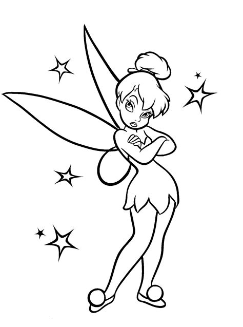 crayola tinkerbell coloring pages