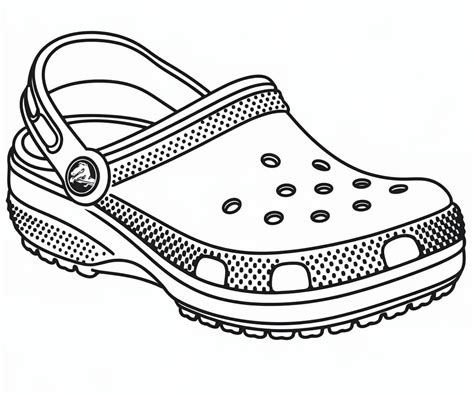 crocs coloring pages