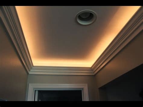 crown molding for indirect lighting