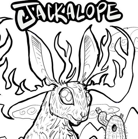 cryptid coloring pages