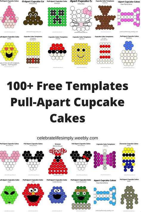 Cupcake Cake Templates
