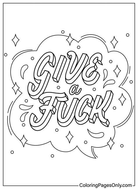 curse word coloring sheets