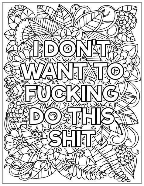 cursing coloring pages