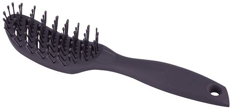 curved hair brush for short hair