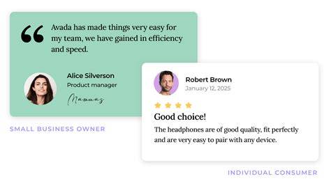 customer testimonials