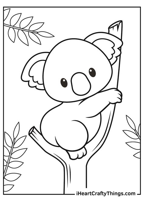 cute animal coloring pages free printable