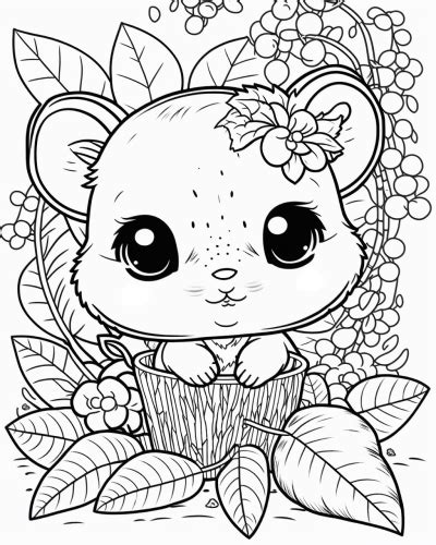 cute animals to print and color