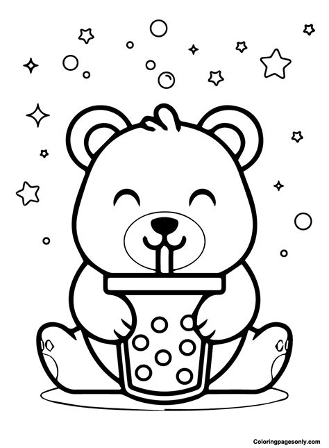 cute bear coloring pages