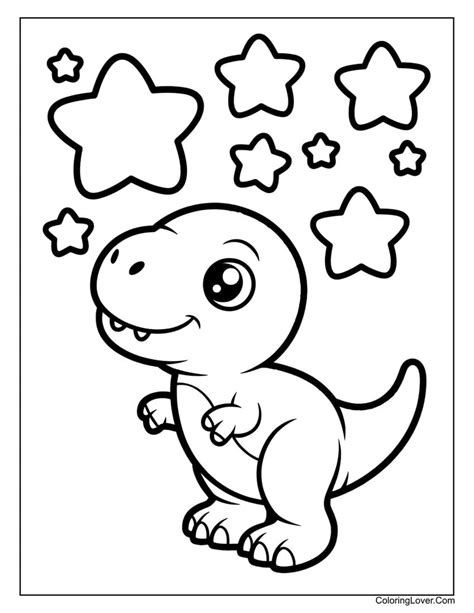 cute dinosaur coloring