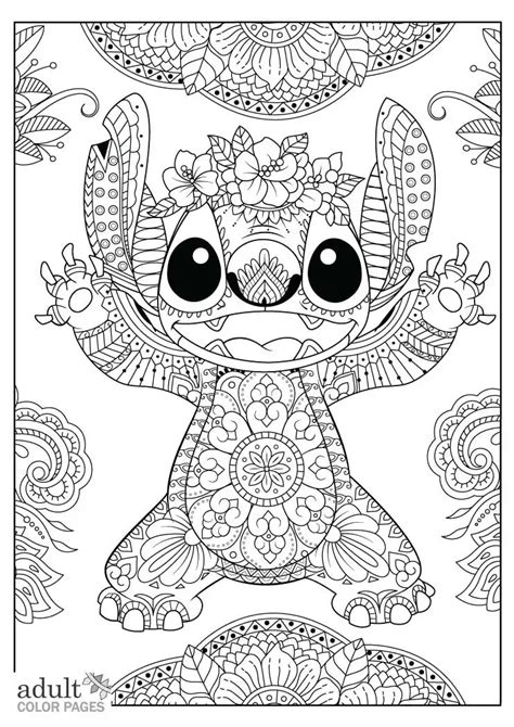 cute disney coloring pages for adults