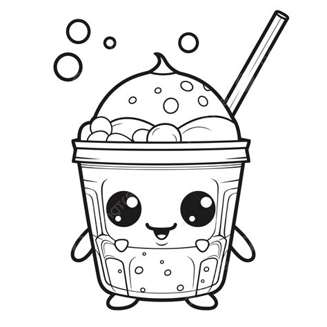 cute drinks coloring pages