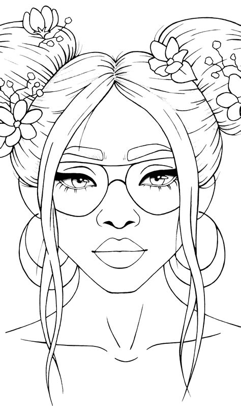 cute human coloring pages