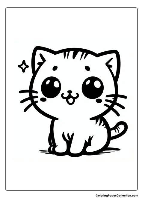 cute kitten coloring