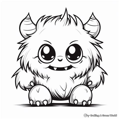 cute monster coloring pages