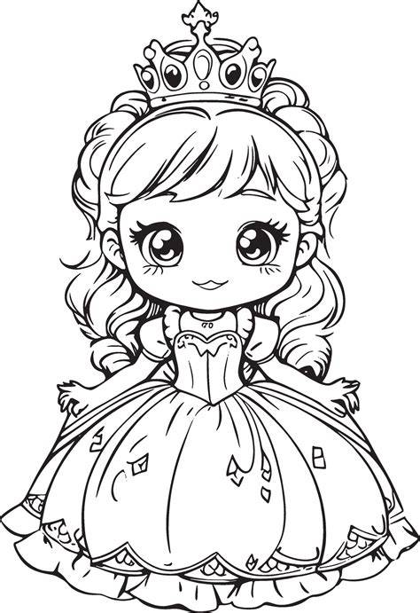 cute princess coloring pages